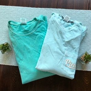 PINK long sleeve tee bundle